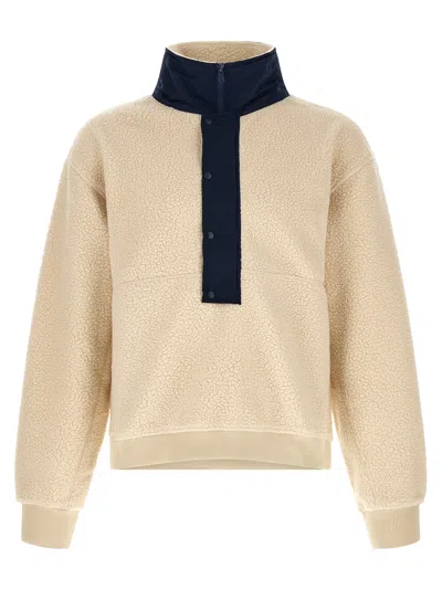 Entire Studios System Half-zip Fleece Sweatshirt In Multi