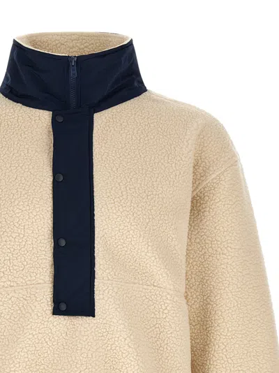 Entire Studios System Half-zip Fleece Sweatshirt In Multi