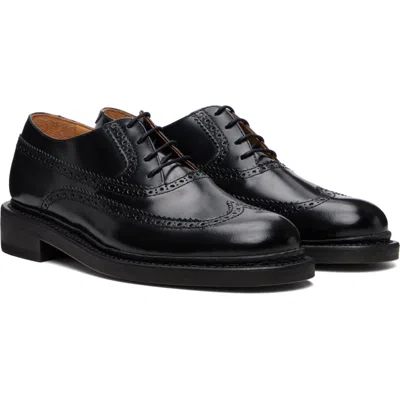 Our Legacy Black Brogue Parade Derbys In Black