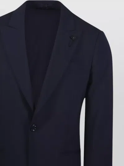 Lardini Notched-lapel Single-breasted Blazer In Multi