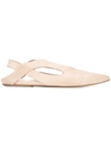 Marsèll Pointed Slingback Slipper In Neutrals