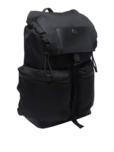 Moncler Black Kenston Backpack In Negro