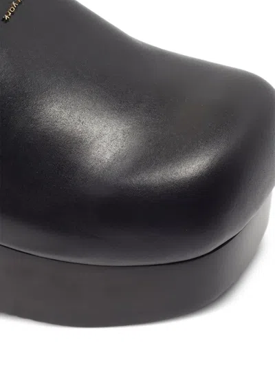 Pre-owned Alexander Wang Chunky Platform Clogs In Black