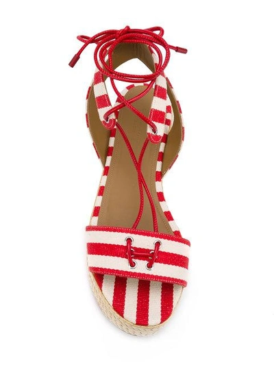 Shop Sonia Rykiel Striped Platform Sandals