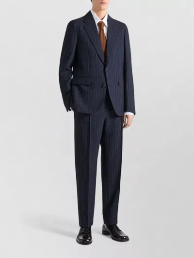 Givenchy Single-breasted Deconstructed Striped Jacket In Wool In Multi