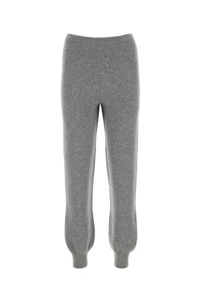 Prada Practical Cashmere-blend Joggers For Women In Gray