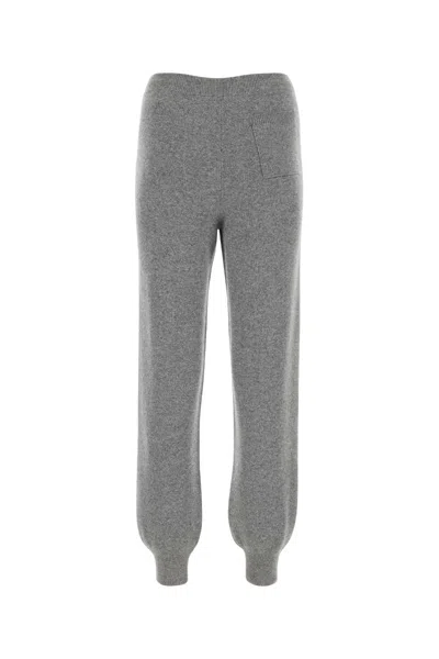 Prada Practical Cashmere-blend Joggers For Women In Gray