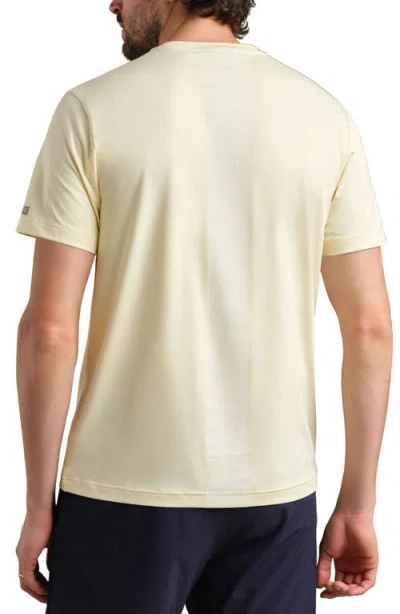 Rhone Backspin Performance T-shirt In Yellow