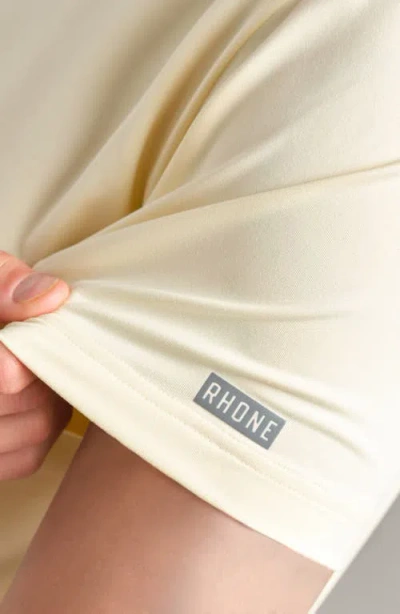 Rhone Backspin Performance T-shirt In Yellow