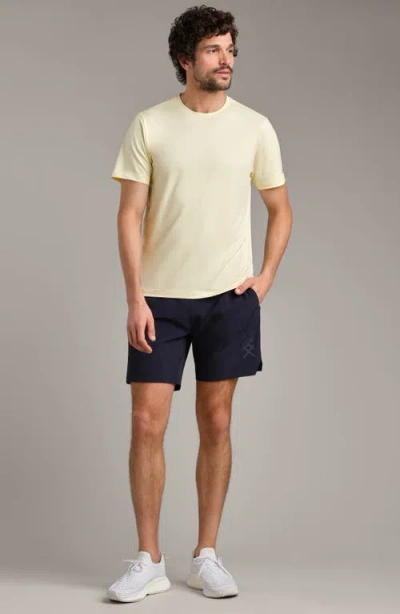 Rhone Backspin Performance T-shirt In Yellow