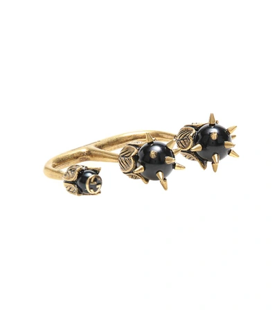 Gucci Multi-finger Ring In Black