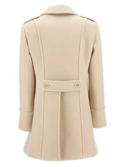 Tom Ford Wool And Cashmere Blend Coat In White