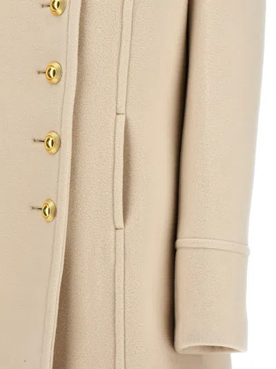 Tom Ford Wool And Cashmere Blend Coat In White