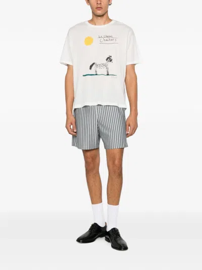 Bode Cheval Graphic-print T-shirt In White