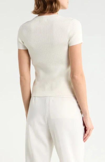 Leith Compact Sweater Tee In White