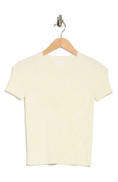 Leith Compact Sweater Tee In White