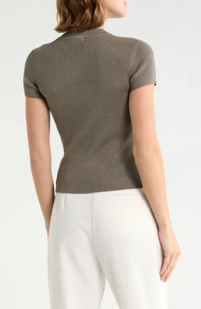 Leith Compact Sweater Tee In Gray