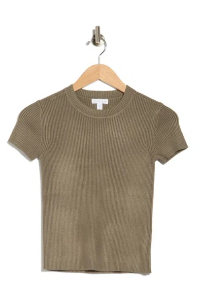 Leith Compact Sweater Tee In Gray