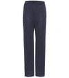 Ganni Naoki Polo Track Pants In Total Eclipse