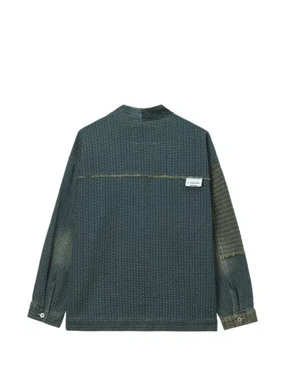 Musium Div. Patchwork Denim Jacket In Blue
