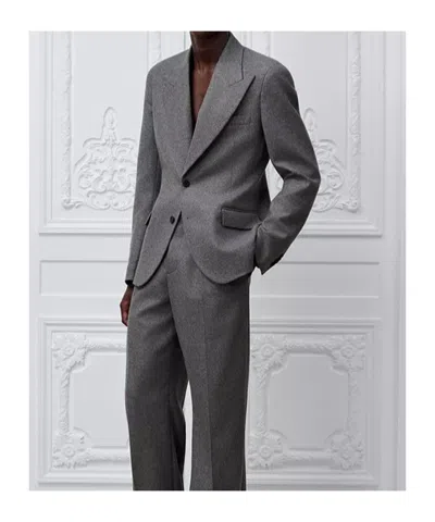 Dior Single-breasted Jacket In Gray