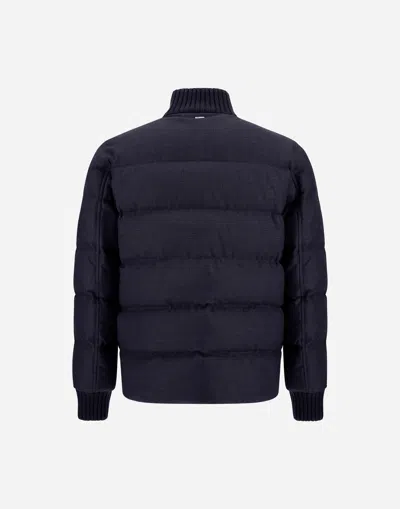 Herno Long-sleeved Down Jacket In Multi