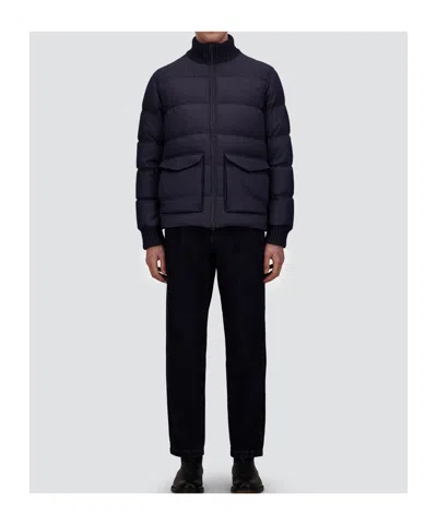 Herno Long-sleeved Down Jacket In Multi
