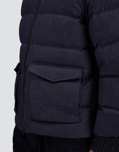 Herno Long-sleeved Down Jacket In Multi