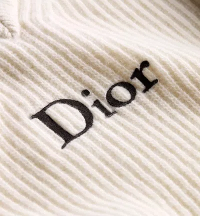 Dior Oversized Sweater In White