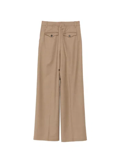 Barena Venezia Nini Pressed-crease Trousers In Brown