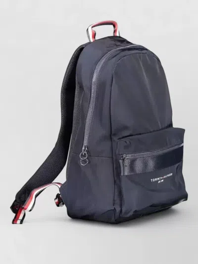 Tommy Hilfiger Blue Polyester Backpack In Blue