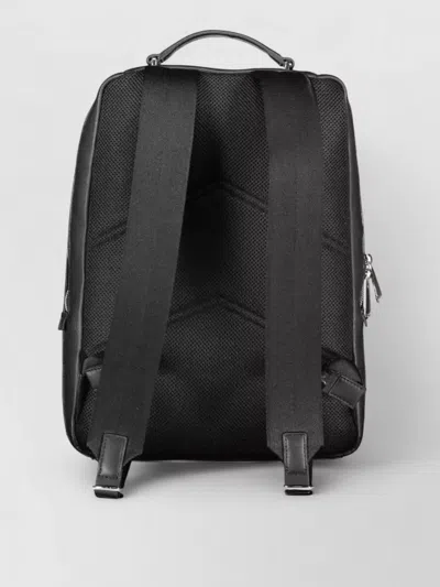 Calvin Klein Black Polyester Men Backpack In Gray