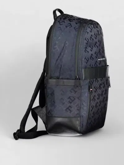 Tommy Hilfiger Blue Polyester Men Backpack In Blue