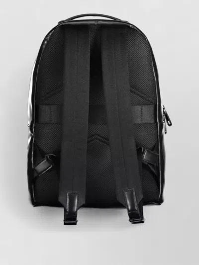 Calvin Klein Black Polyester Backpack In Black