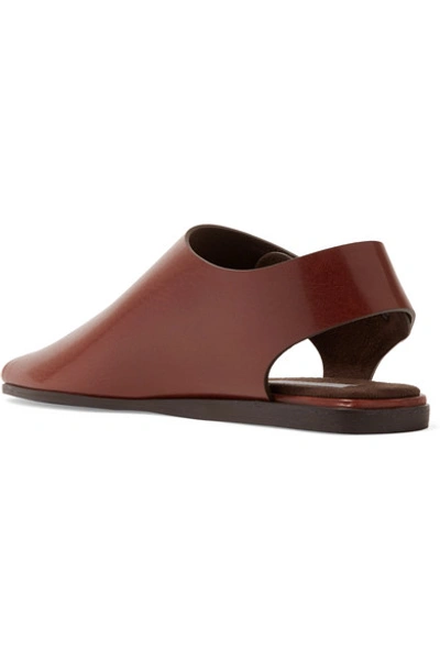 Shop Stella Mccartney Cutout Faux Leather Sandals