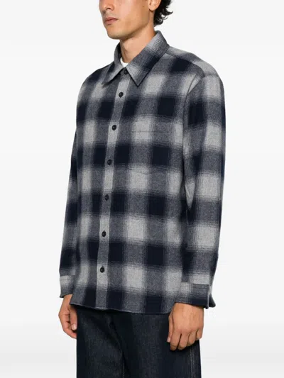 A.p.c. Check-pattern Shirt In Multi