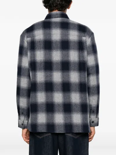 A.p.c. Check-pattern Shirt In Multi