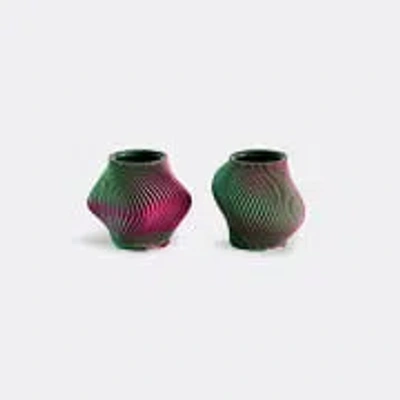 Sheyn Vases Red Uni In Multi