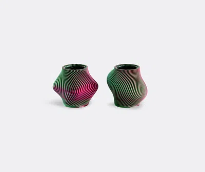 Sheyn Vases Red Uni In Multi
