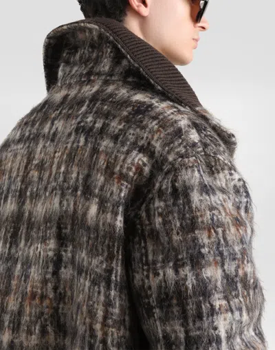 Dolce & Gabbana Check-pattern Bomber Jacket In マルチカラー