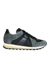 MAISON MARGIELA Black Grey Retro Runner Low Sneakers,S57WS0126S47534/963