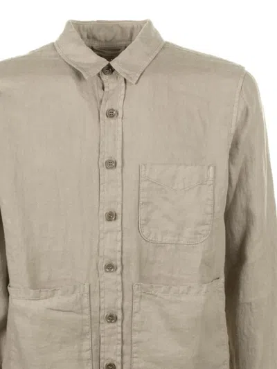 Aspesi Multi-pockets Jacket In Neutral