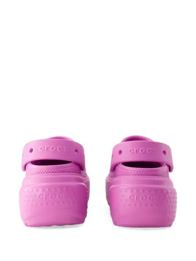 Crocs Stomp Platform Clogs In Pink