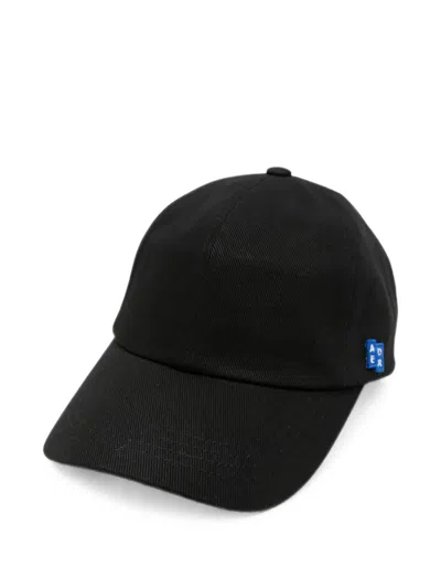 Ader Error Bp06fyhw0202bk Cotton Baseball Cap In Gray