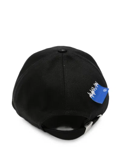 Ader Error Bp06fyhw0202bk Cotton Baseball Cap In Gray