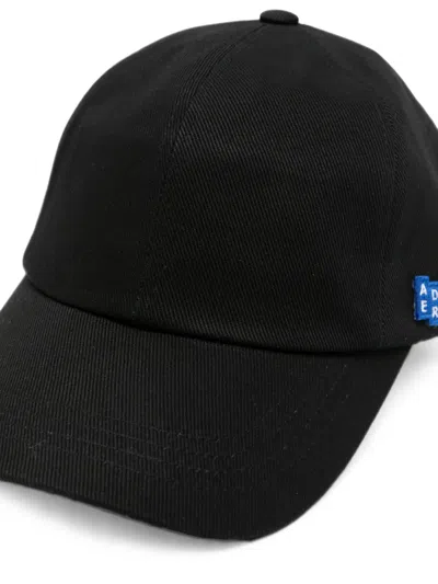 Ader Error Bp06fyhw0202bk Cotton Baseball Cap In Gray