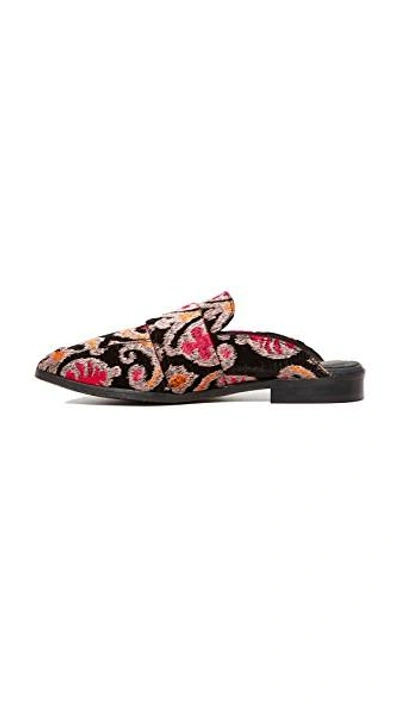 Shop Free People At Ease Brocade Loafers In Black Combo