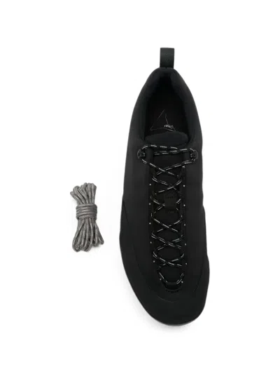 Roa Logo-print Panelled Sneakers In Black