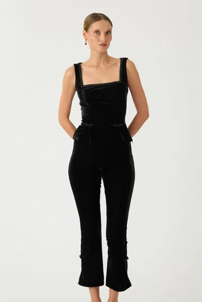 Sau Lee Dixie Velvet Pant In Multi