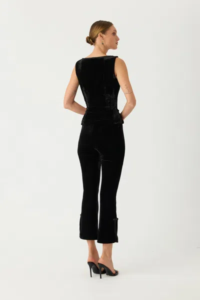Sau Lee Dixie Velvet Pant In Multi